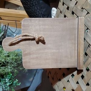 Wooden cookbook stand